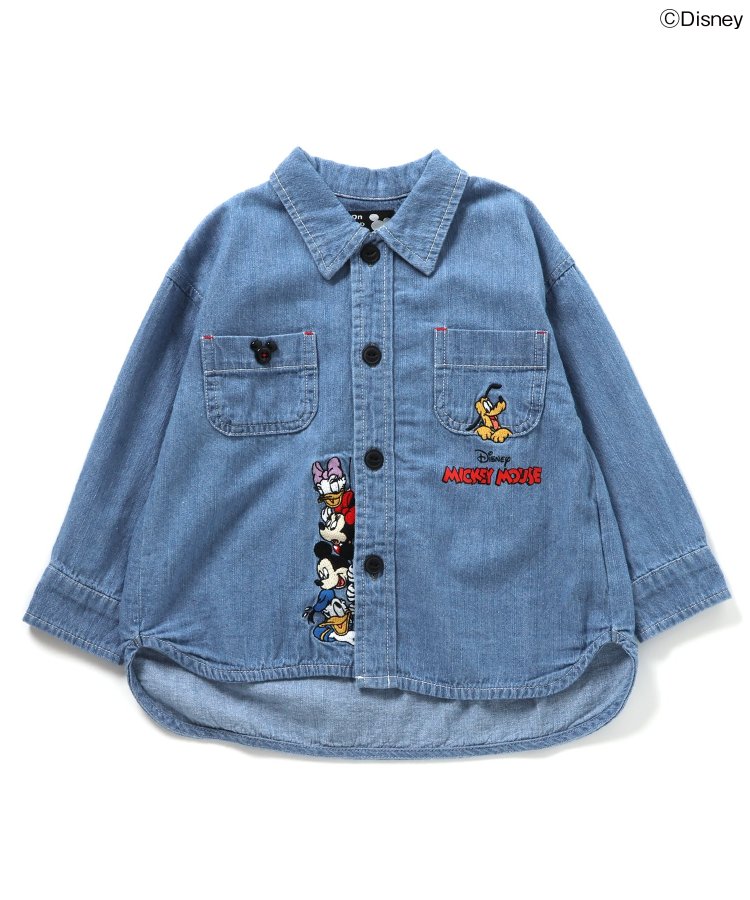 90-130size [即納]   ディズニーキャラクターシャツ   (BREEZE)