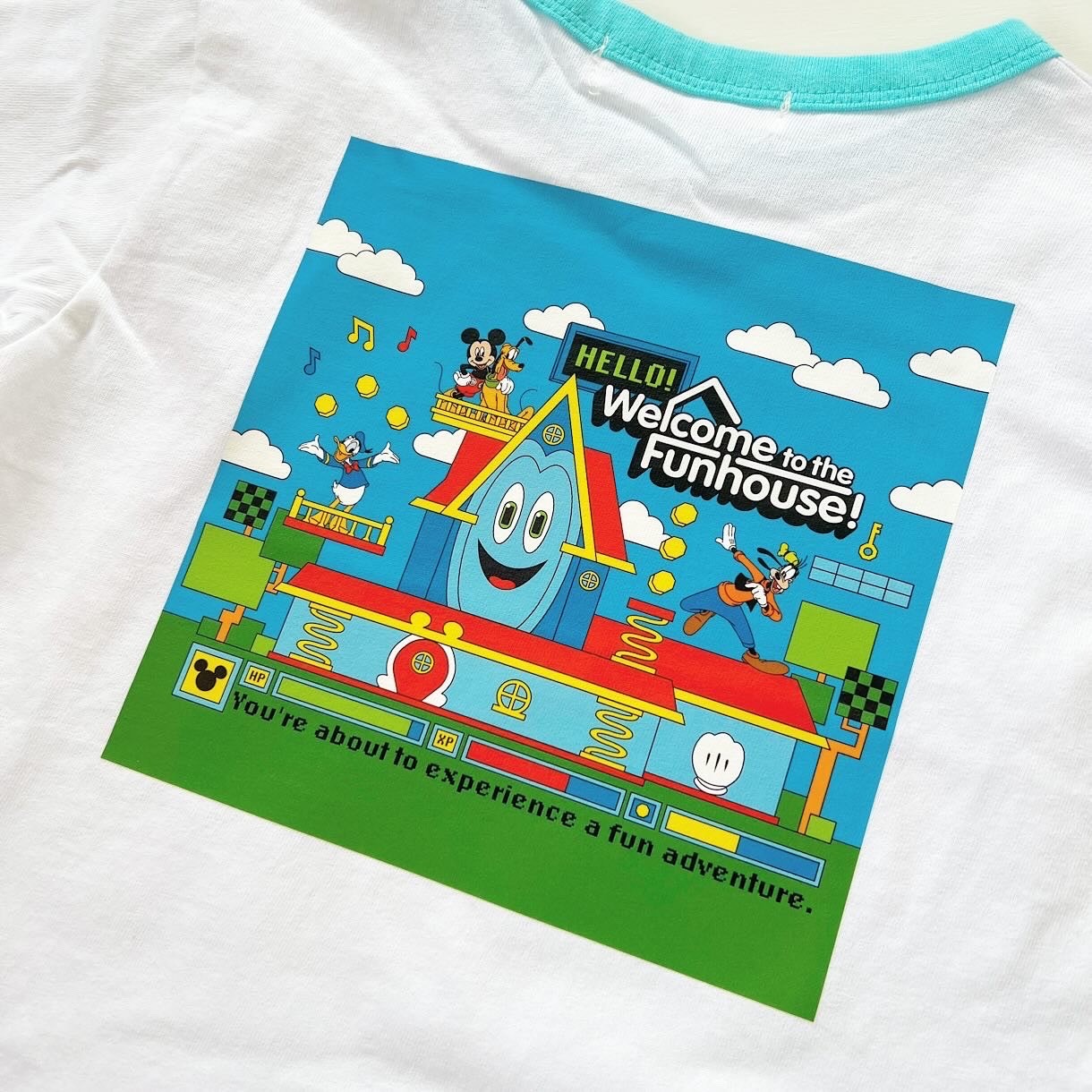 90-130.大人size[即納]    FUN HOUSE 半袖Tシャツ  (mes favoris original )