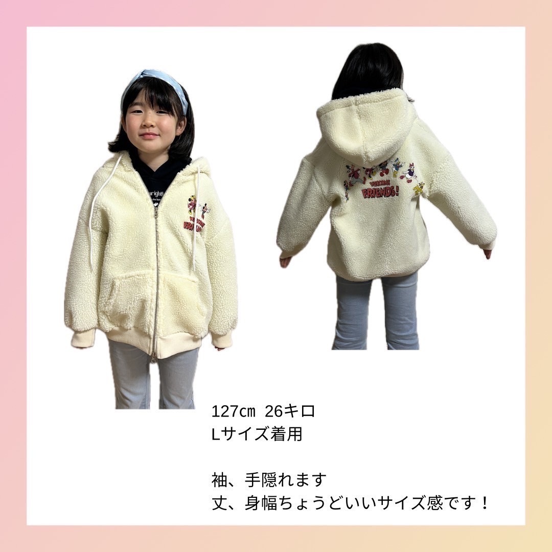 90-130size[即納] ミッキーandフレンズジャンバー(mes favoris 
