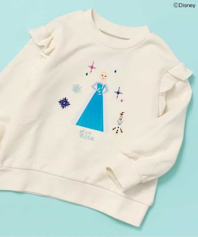 80-140size[即納]　【ディズニーキャラクター/FROZEN】モチーフトレーナー　( SERAPH )