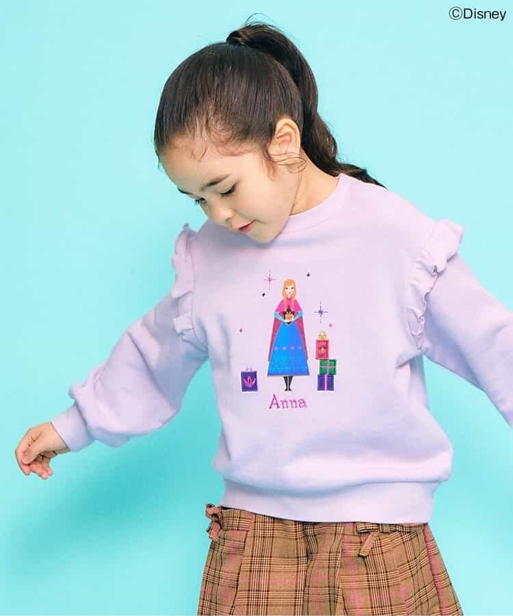 80-140size[即納]　【ディズニーキャラクター/FROZEN】モチーフトレーナー　( SERAPH )