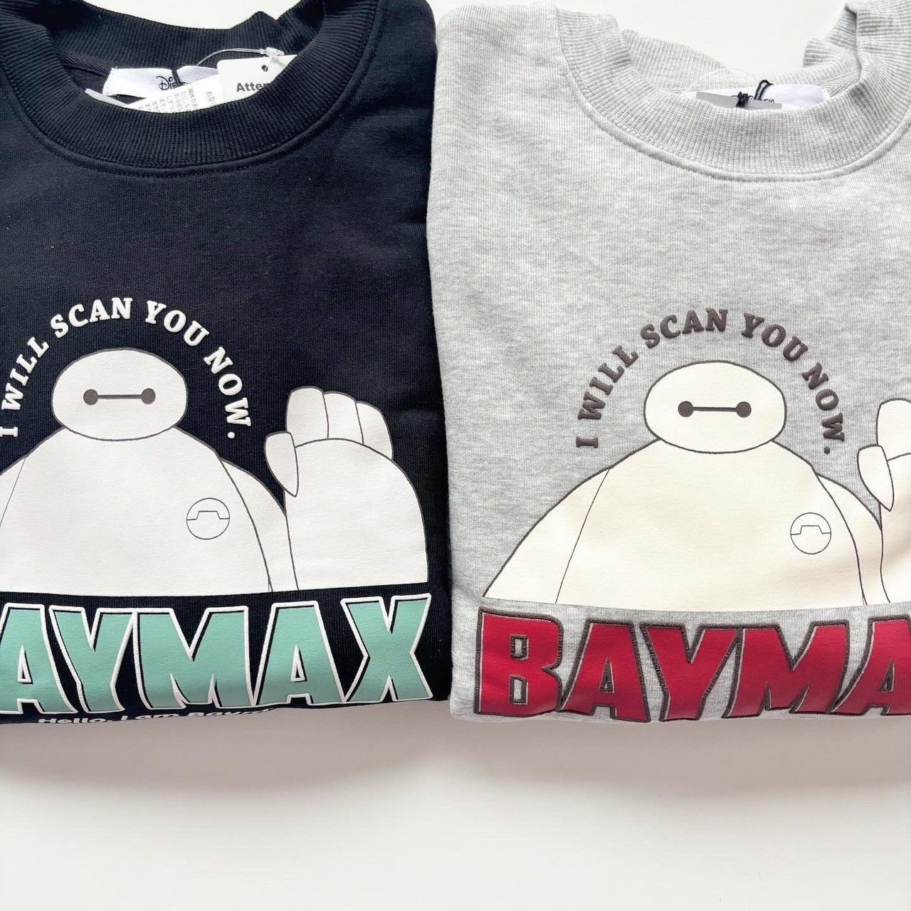 大人size[即納] ベイマックス 裏起毛トレーナー | in stock<平日3日