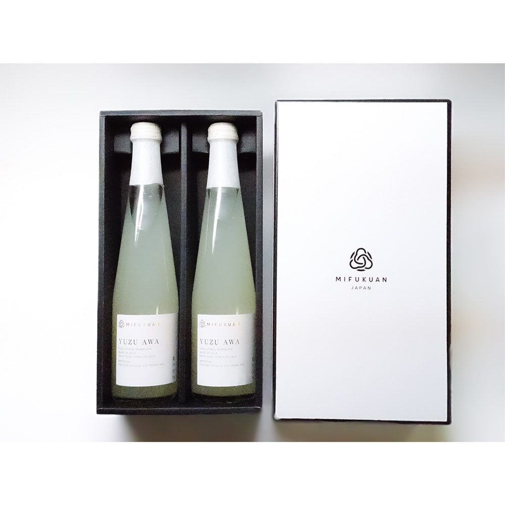 Yuzu Awa ゆず果汁入り飲料（炭酸ガス入り）2本セット