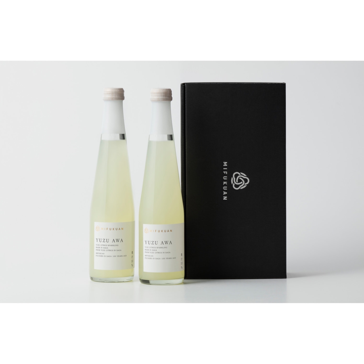 Yuzu Awa ゆず果汁入り飲料（炭酸ガス入り）2本セット