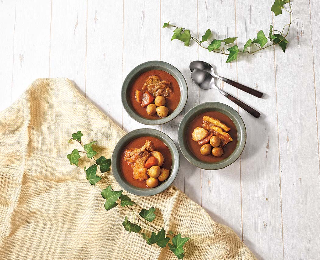 室蘭うずら園のすぅぷかれー3食セット