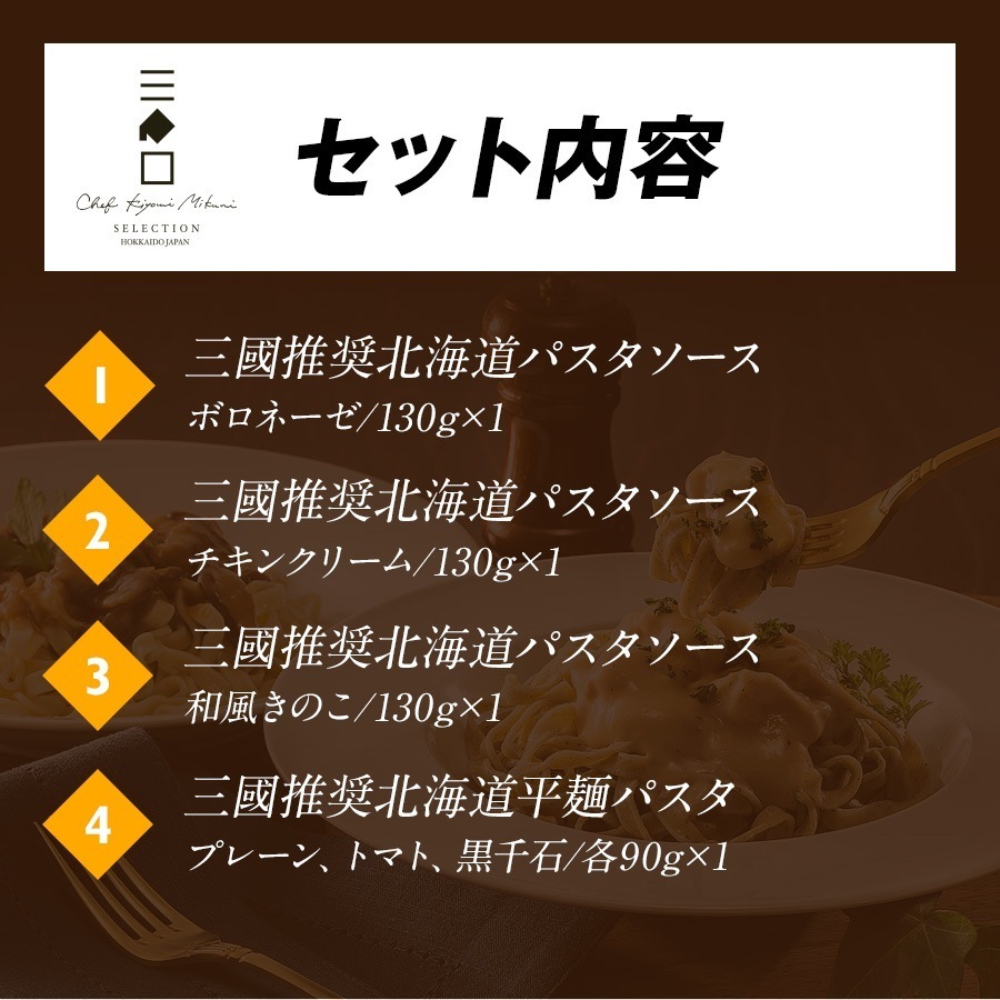 三國推奨　北海道パスタギフト