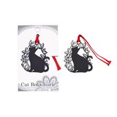キャットブックマーク 猫と花Ｂ(CAT009)