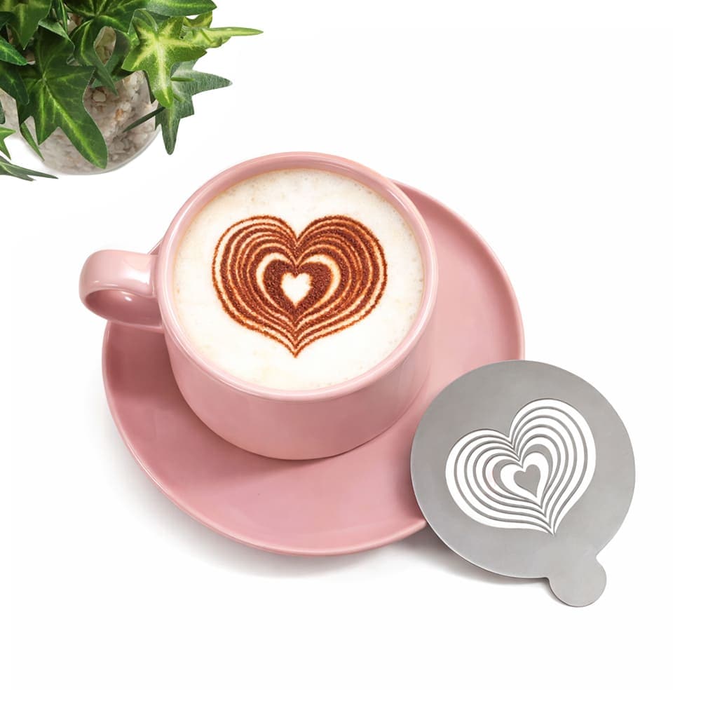 ラテアートステンシル heartfulswan (LAS013) | ラテアートステンシル