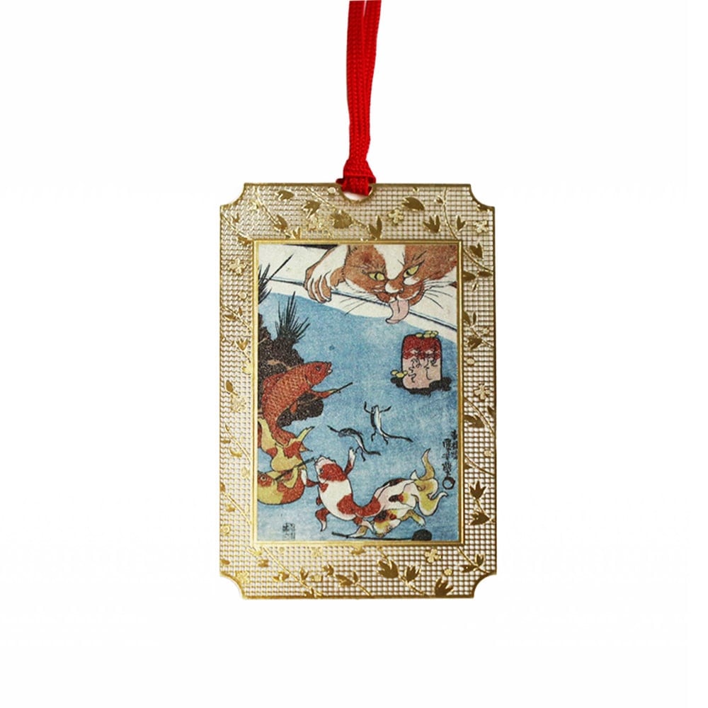 浮世絵ブックマーク 金魚づくしの百ものがたり(UK012) | 浮世絵