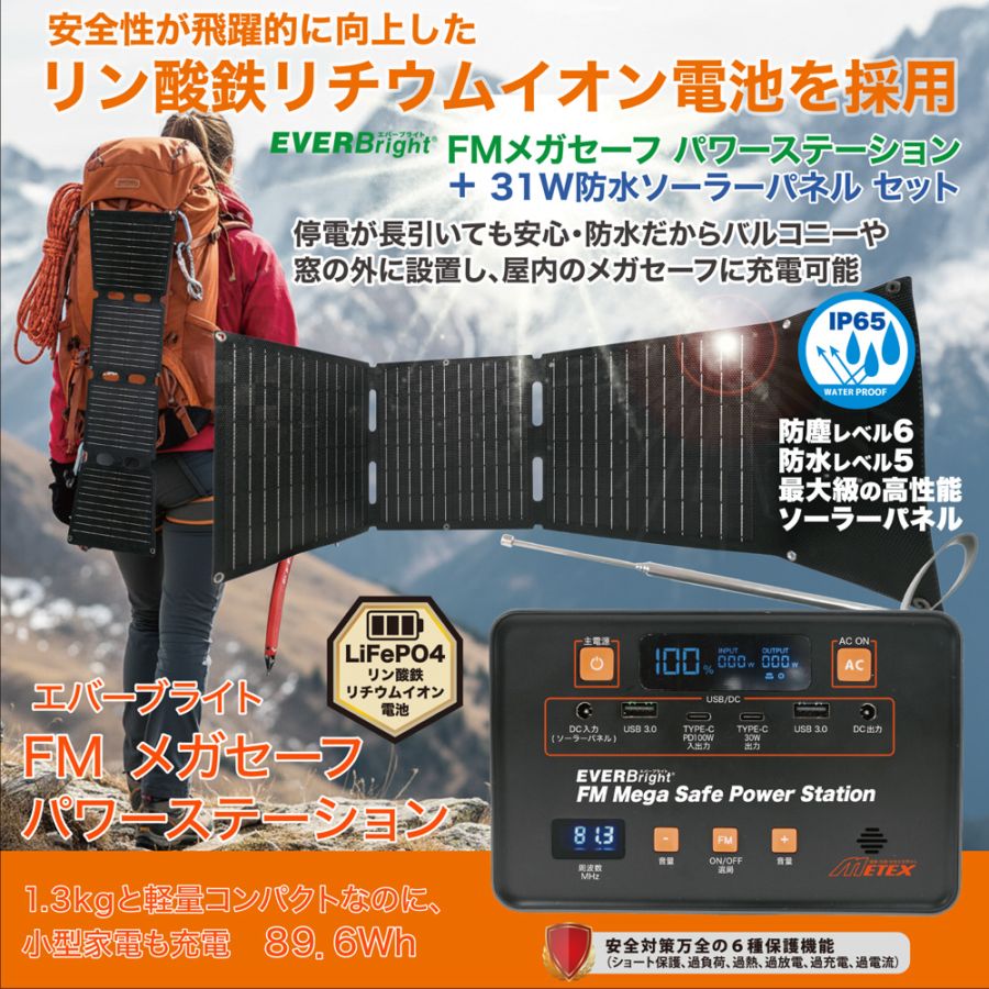 EVERBright<br>FMメガセーフ<br>+31Wパネルセット