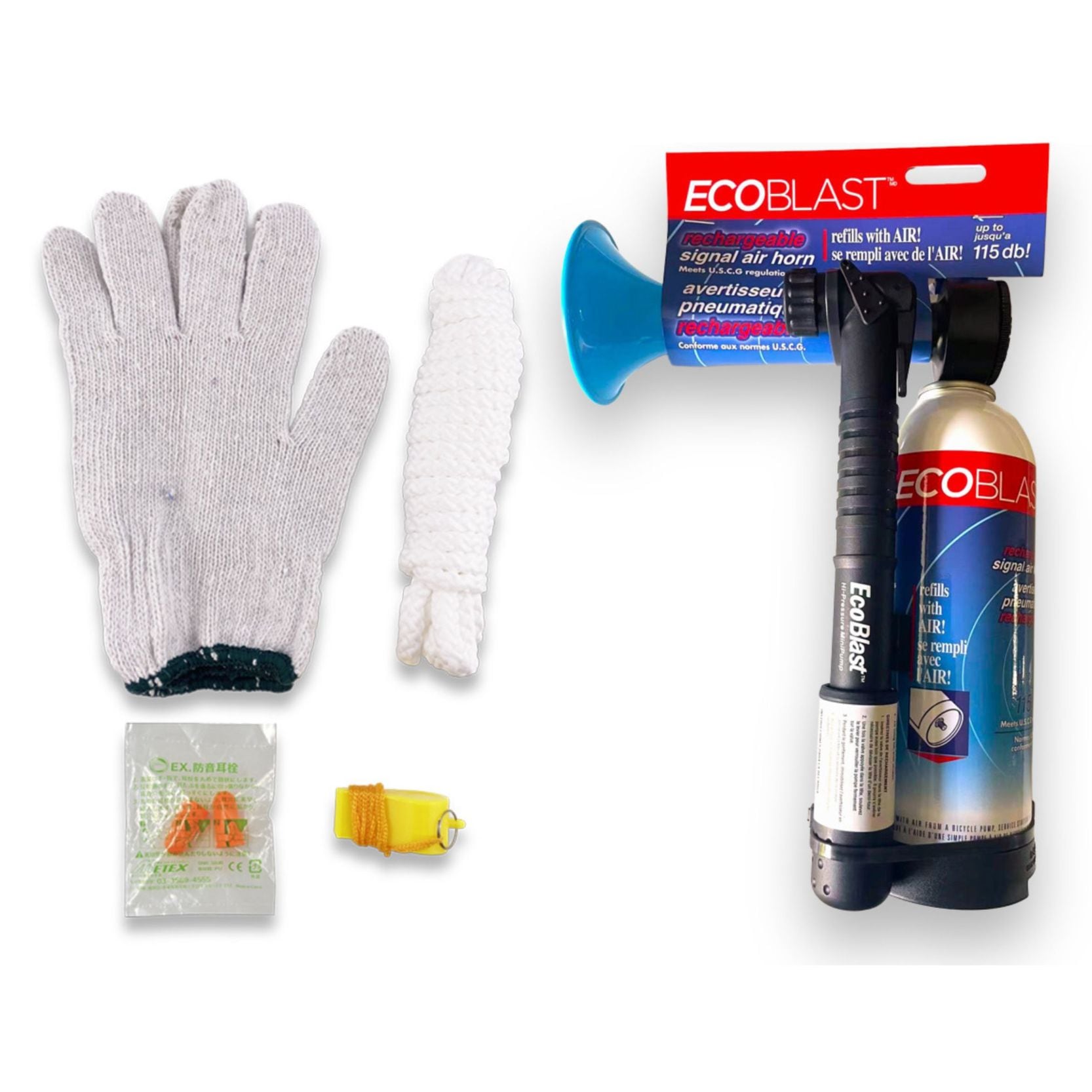 エコブラスト 大音量エアホーン 安全セット＋(プラス)