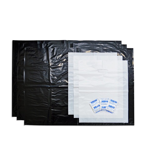 携帯・簡易トイレセット<br>(ポリ袋・凝固剤)<br>３回分×５セット