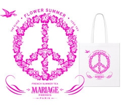 FLOWER SUMMER / フラワーサマー - ローズ トートバッグ