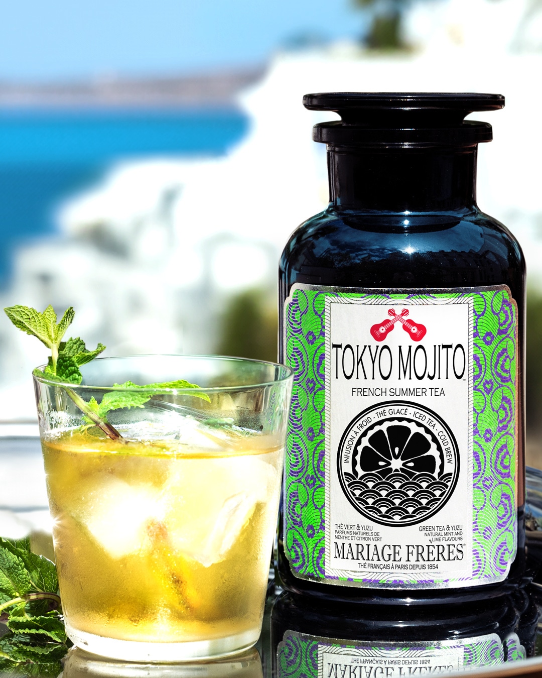 MarieDaageリモージュ　デザートプレート　フューシャピンク　ボタニカル柄 MarieDaageリモージュ デザートプレート フューシャピンク