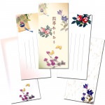 いっぴつせん 【縦型 四季おりおり】 №992