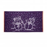 バスタオル 「楽しいスノーマン」 №466　【今治のタオル】