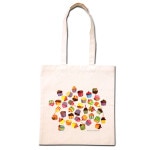 倉敷帆布のトートバッグ 【カップケーキ】