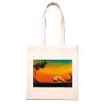 倉敷帆布のトートバッグ 【サバンナの夕日】