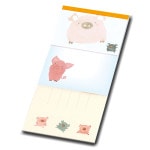 3サイズいっぴつせん 【スウィングする子ブタ】 №355