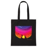 倉敷帆布のトートバッグ 【幻想の世界】 ブラック