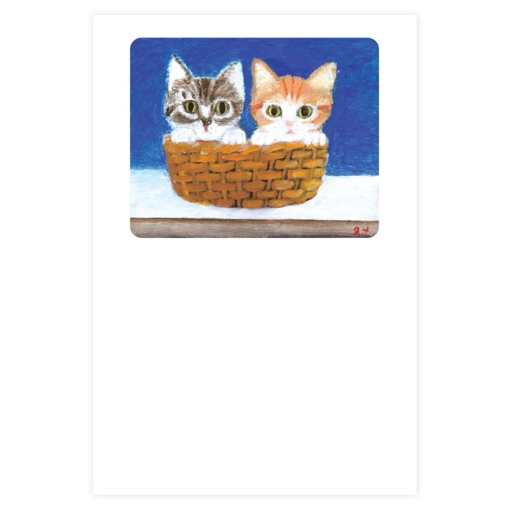 【猫好きのためのアート絵葉書】 絵葉書コレクション 「猫のいる日々」 6枚セット №142
