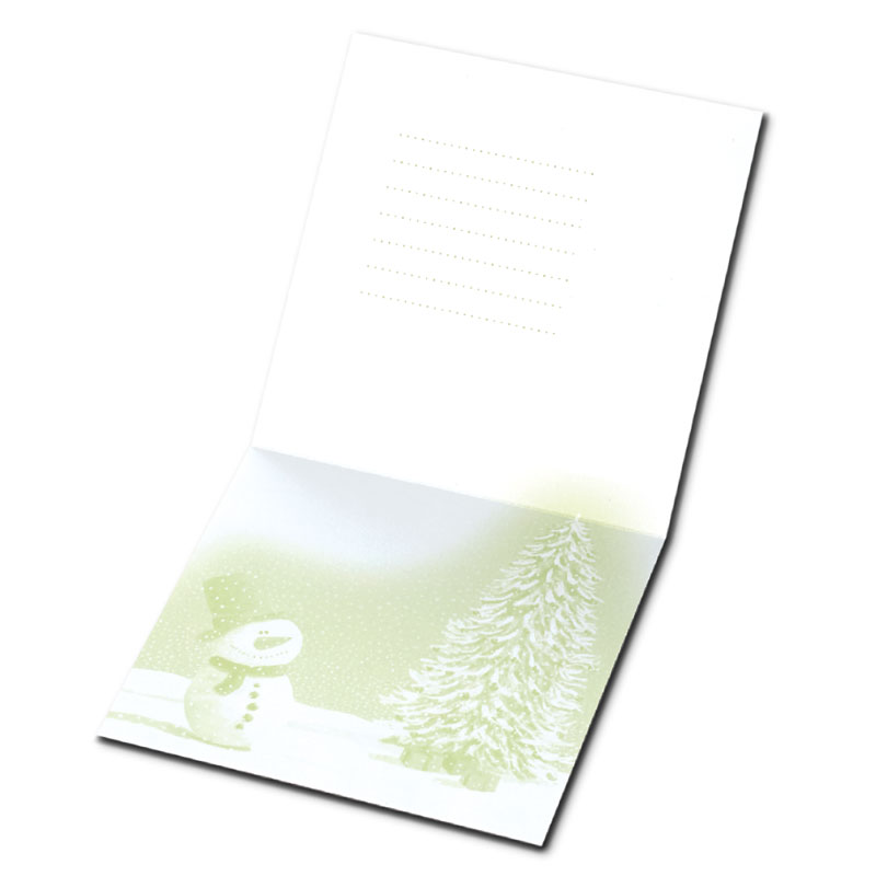 クリスマスカード 【温かいタッチのクリスマス】 №631 【金箔押し】