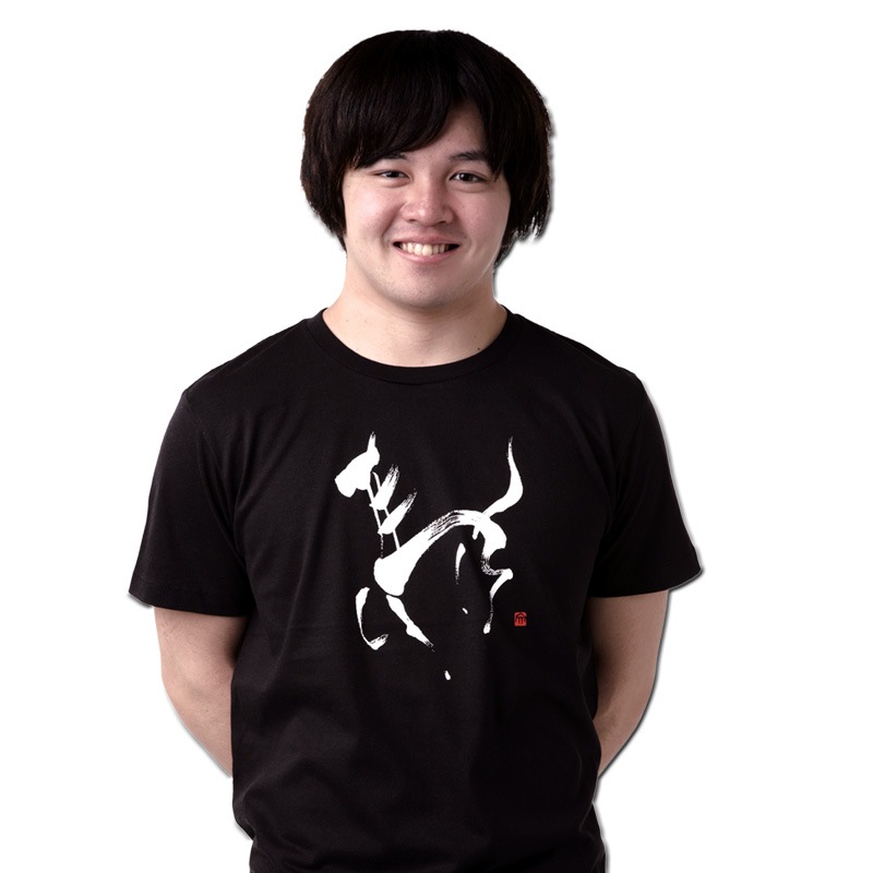 Tシャツ ブラック 【馬】