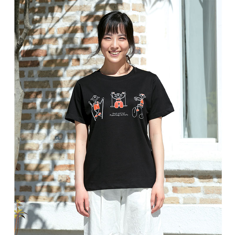 Tシャツ ブラック 【コミカルキャラクター】