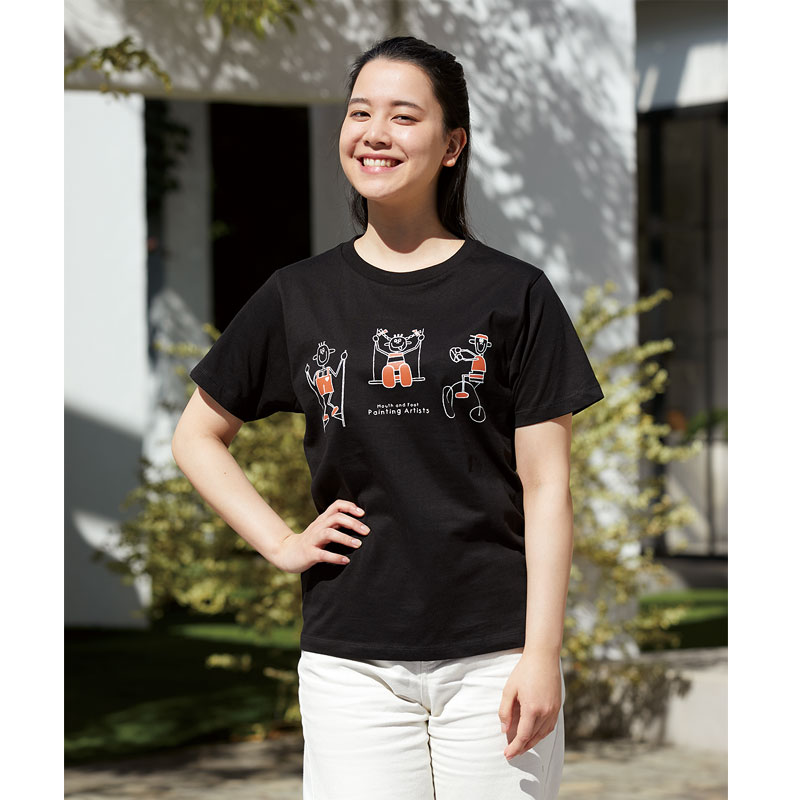 Tシャツ ブラック 【コミカルキャラクター】