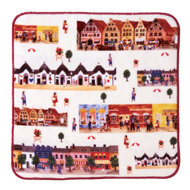 タオルハンカチ 【街並み】 №426 ＼今治のタオル／