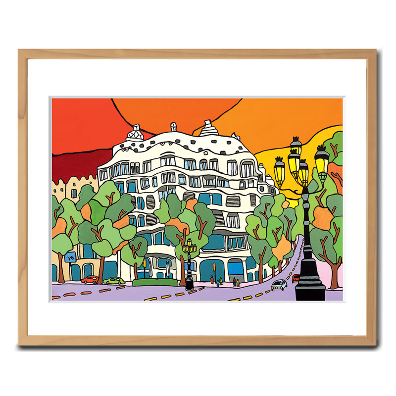 複製画 【カサ・ミラ】 №F128