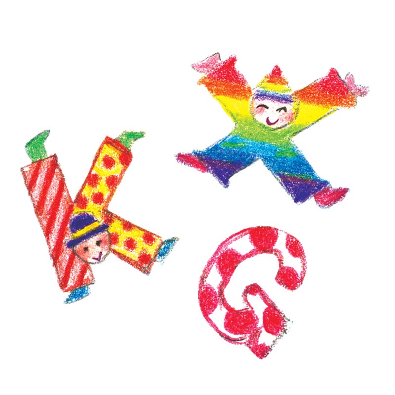 YOJOテープ 【ピエロのアルファベット】 №789