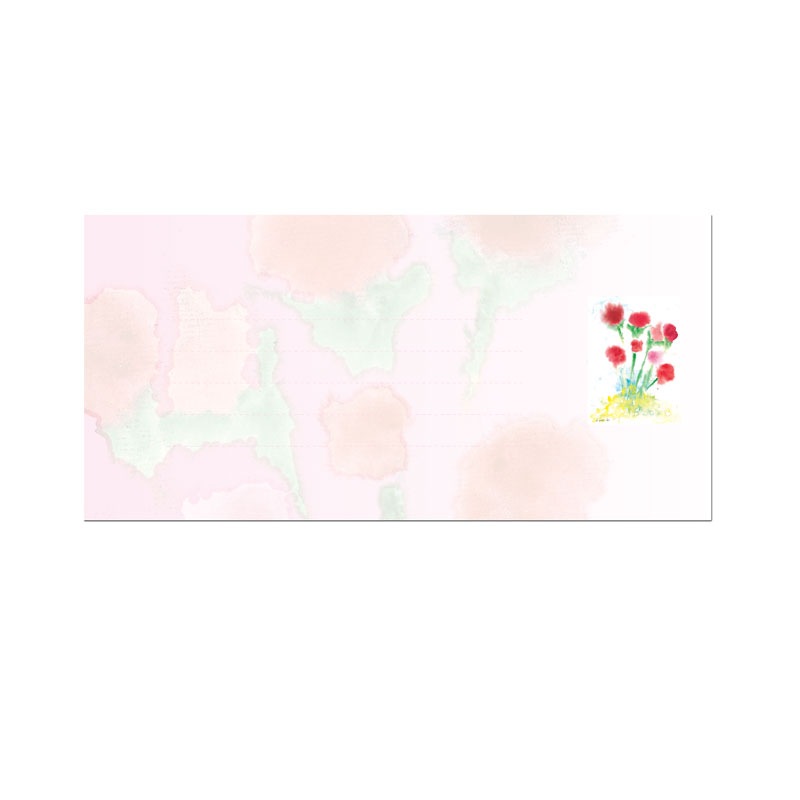 いっぴつせん 【洋花 横型】 №530