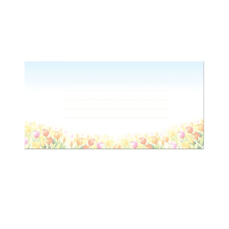 いっぴつせん 【洋花 横型】 №530