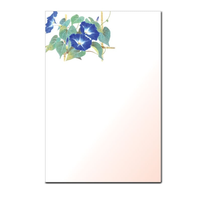 絵葉書 【朝顔】 №86の作品情報｜口と足で描く芸術家協会ネットショップ