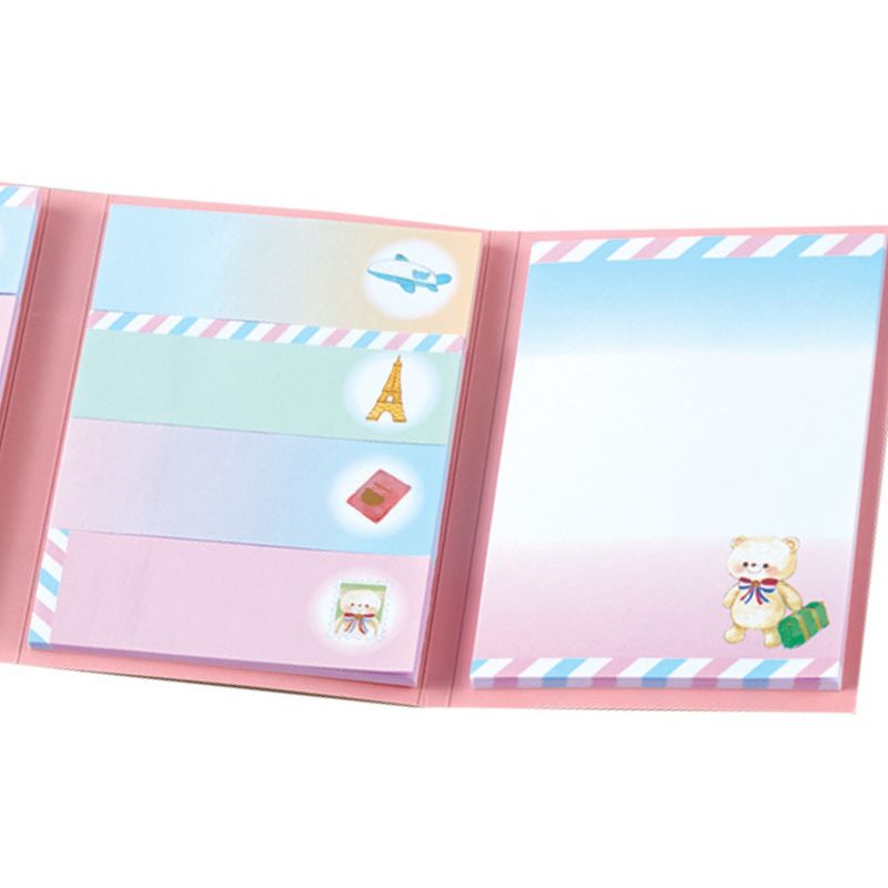 パタパタスティッカー 【クマの世界旅行】 №582