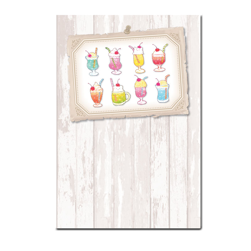 絵葉書 【クリームソーダ】 №89