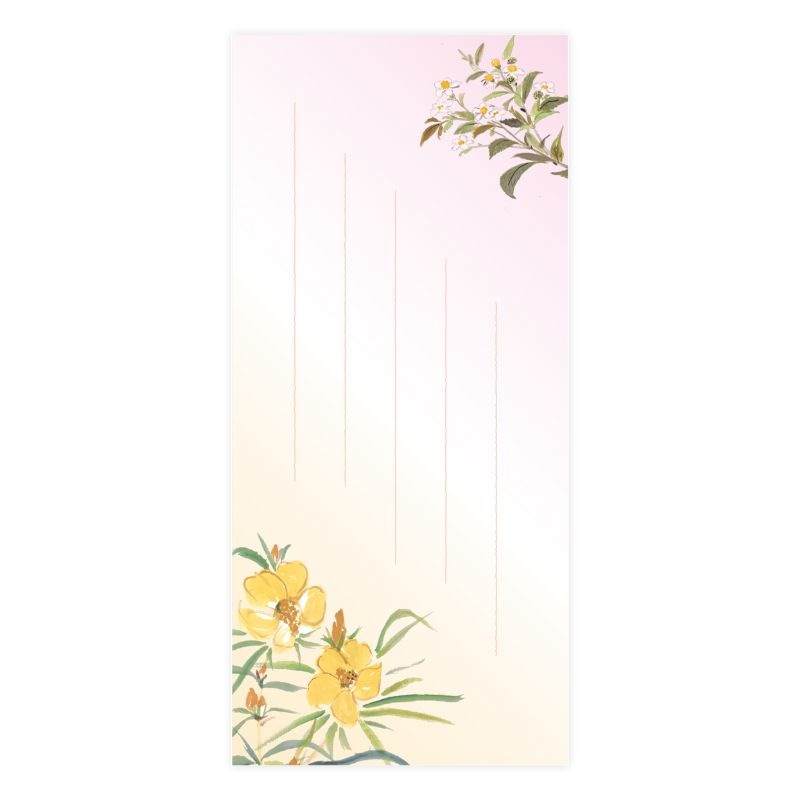 いっぴつせん 【縦型 素朴な花々】 №585