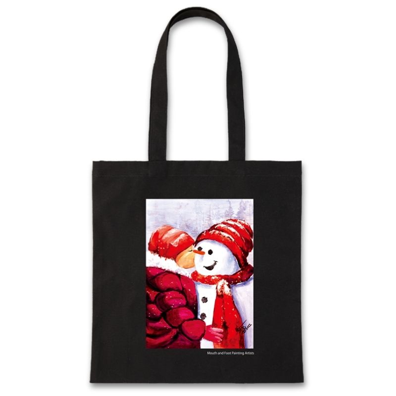 倉敷帆布のトートバッグ 【クリスマスの贈物】 ブラック