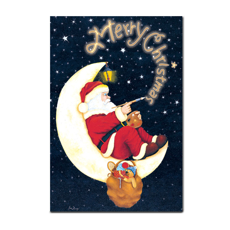 クリスマスの絵葉書 4枚セット №99｜感謝を綴る冬のごあいさつ
