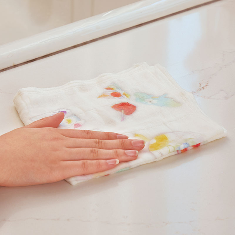 かや生地ふきん 【季節の風物】 №722