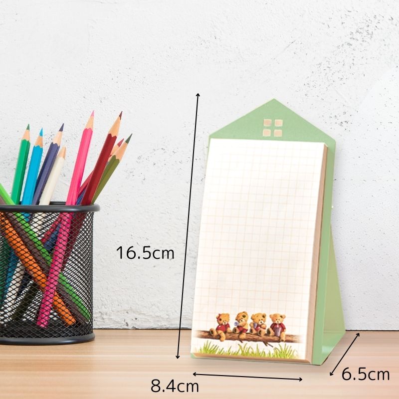 【かわいい動物たち】 ほっとデスクセット　＼ 新生活応援フェア 870円off 数量限定 ／ ペンポーチ スタンドメモ 定規 セット