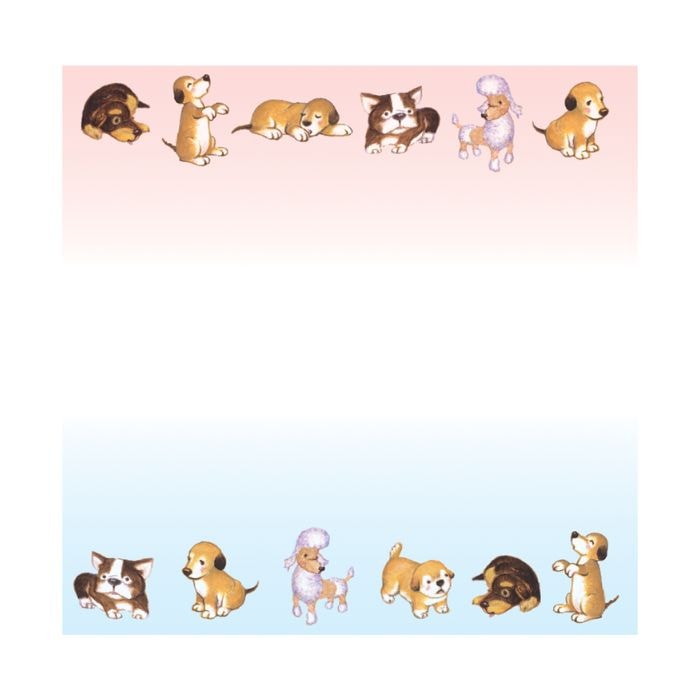 ボックスメモ №591｜かわいい犬たち・3絵柄300枚入り