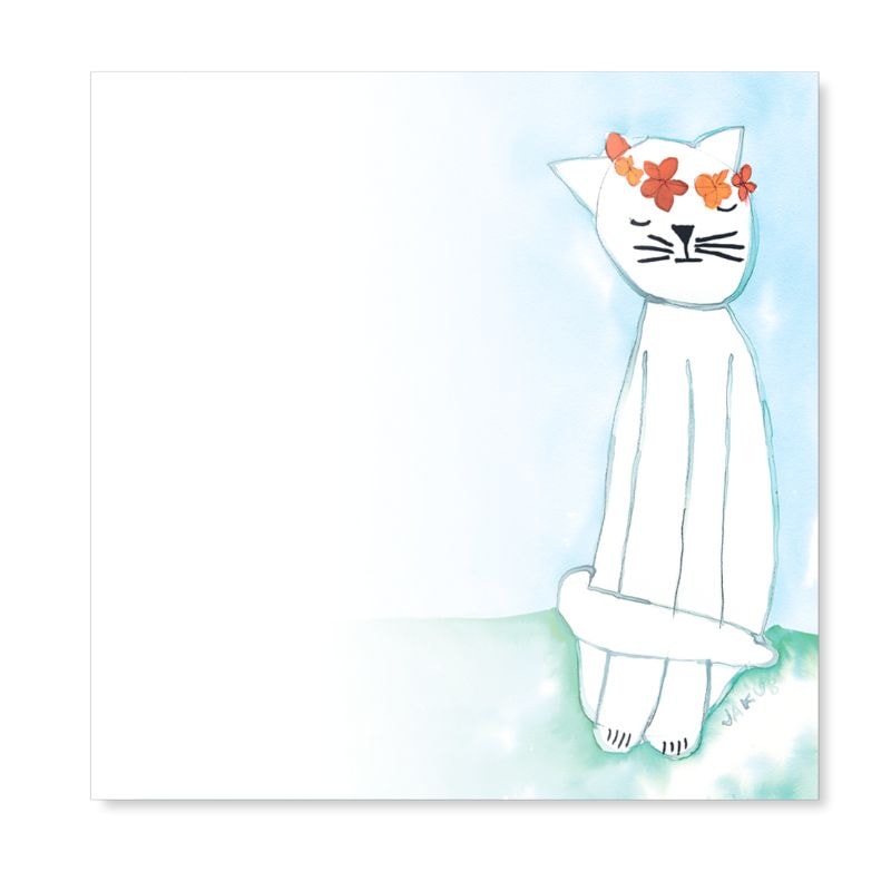 【ネコのアート文具セット】＼ 新生活応援フェア 780off 数量限定 ／ ボックスメモ、ペンポーチの2点セットでお得