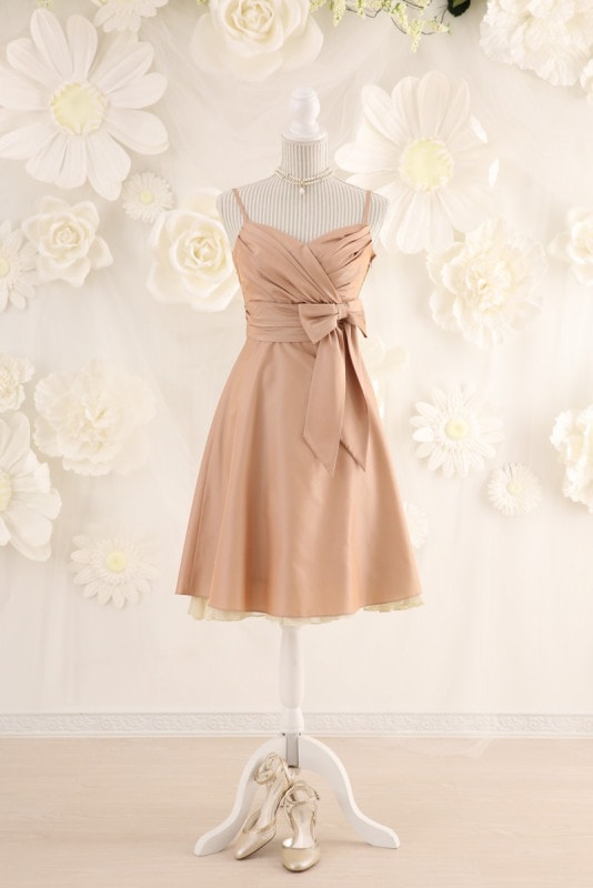 【結婚式パーティーお呼ばれドレスレンタル】結婚式/謝恩会/二次会/かわいい/ピンク/9号/03-126