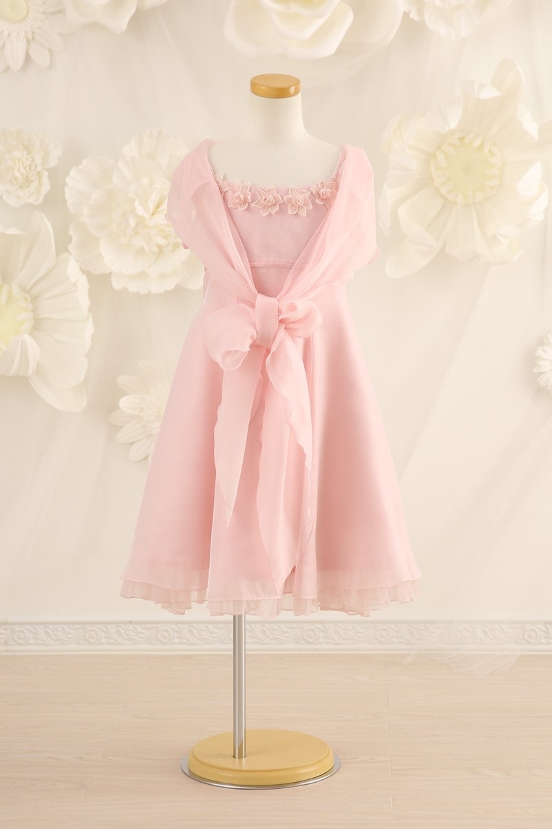 【女の子ドレスレンタル】【子供ドレスレンタル結婚式　発表会】　結婚式/発表会/かわいい/ピンク/G5-103（5才）