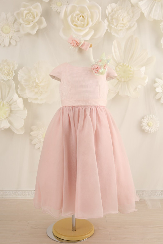 【女の子ドレスレンタル】【子供ドレスレンタル結婚式　発表会】　結婚式/発表会/かわいい/ピンク/G5-105（5才）