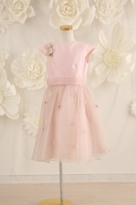 【女の子ドレスレンタル】【子供ドレスレンタル結婚式　発表会】　結婚式/発表会/かわいい/ピンク/G7-79（7才）