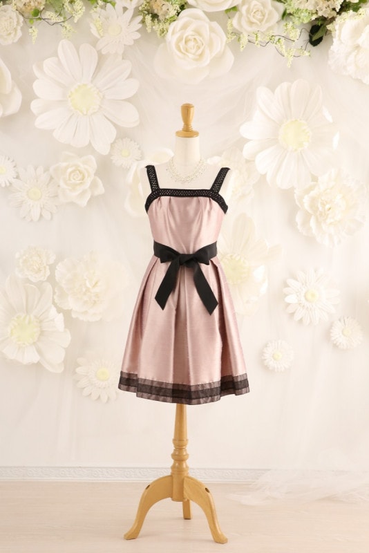 【結婚式パーティーお呼ばれドレスレンタル】結婚式/謝恩会/二次会/かわいい/ピンク/9号/03-138/Merci