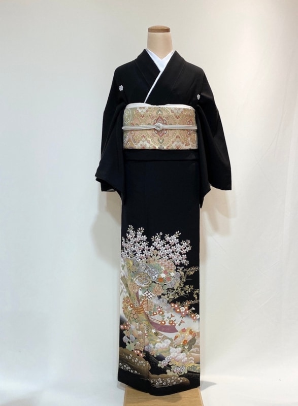 【レンタル留袖着物レンタル】結婚式/母親着物/黒留袖/桂由美/黒留袖-75